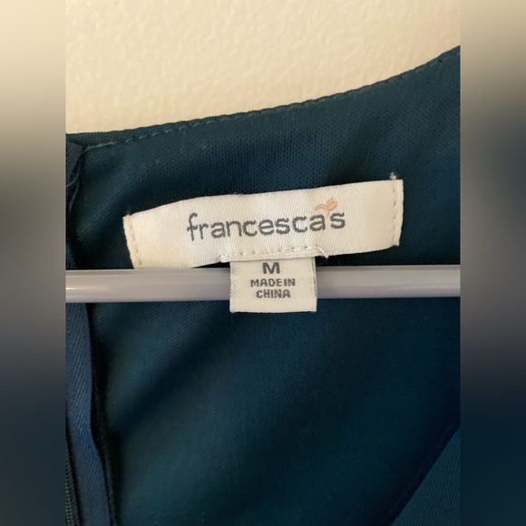 Francesca’s Emerald Midi Dress - Picture 3 of 5